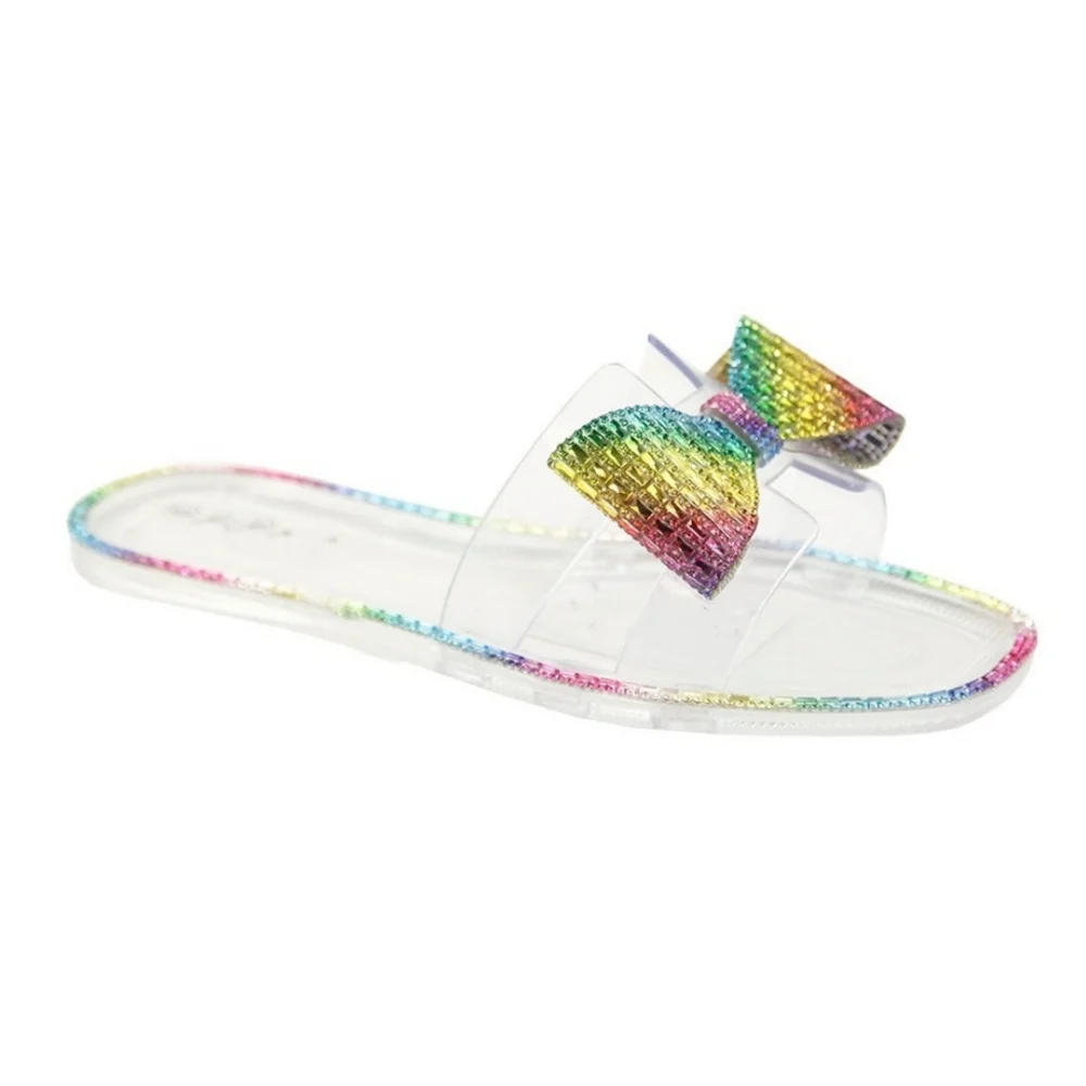 💣Just In 💣Studded Clear Multicolored Sandals - Picture 4 of 5